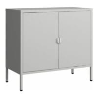 Aktenschrank Hailuoto 80x40x75cm Hellgrau