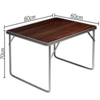 Alu Tisch Campingtisch 80 x 60 x 70 cm