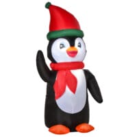 Aufblasbarer Pinguin 155cm beleuchtet