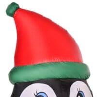 Aufblasbarer Pinguin 155cm beleuchtet