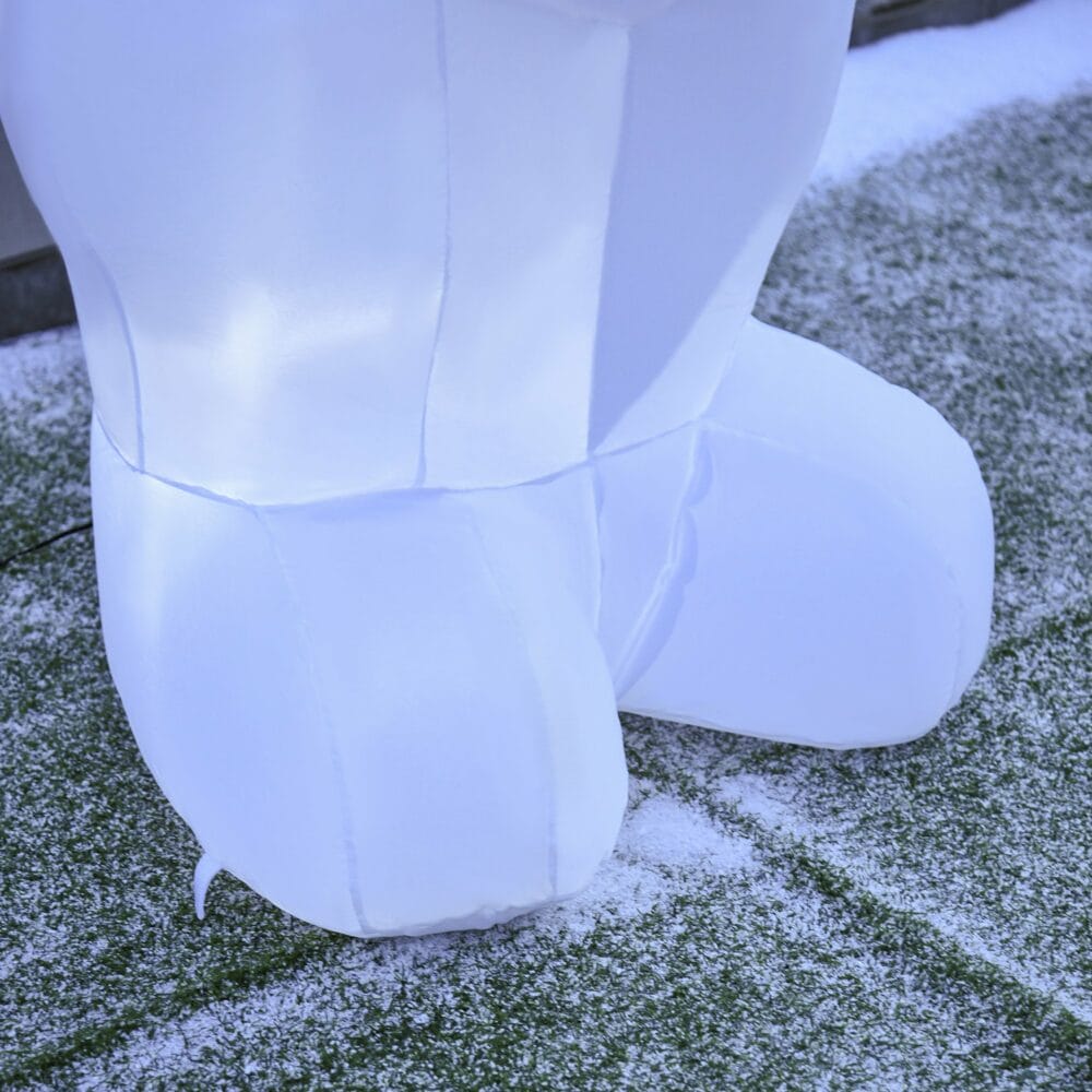 Aufblasbarer Weihnachts-Eisbär 180cm beleuchtet