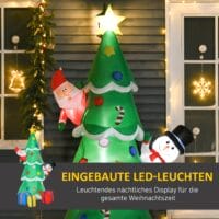 Aufblasbarer Weihnachtsbaum beleuchtet 210cm