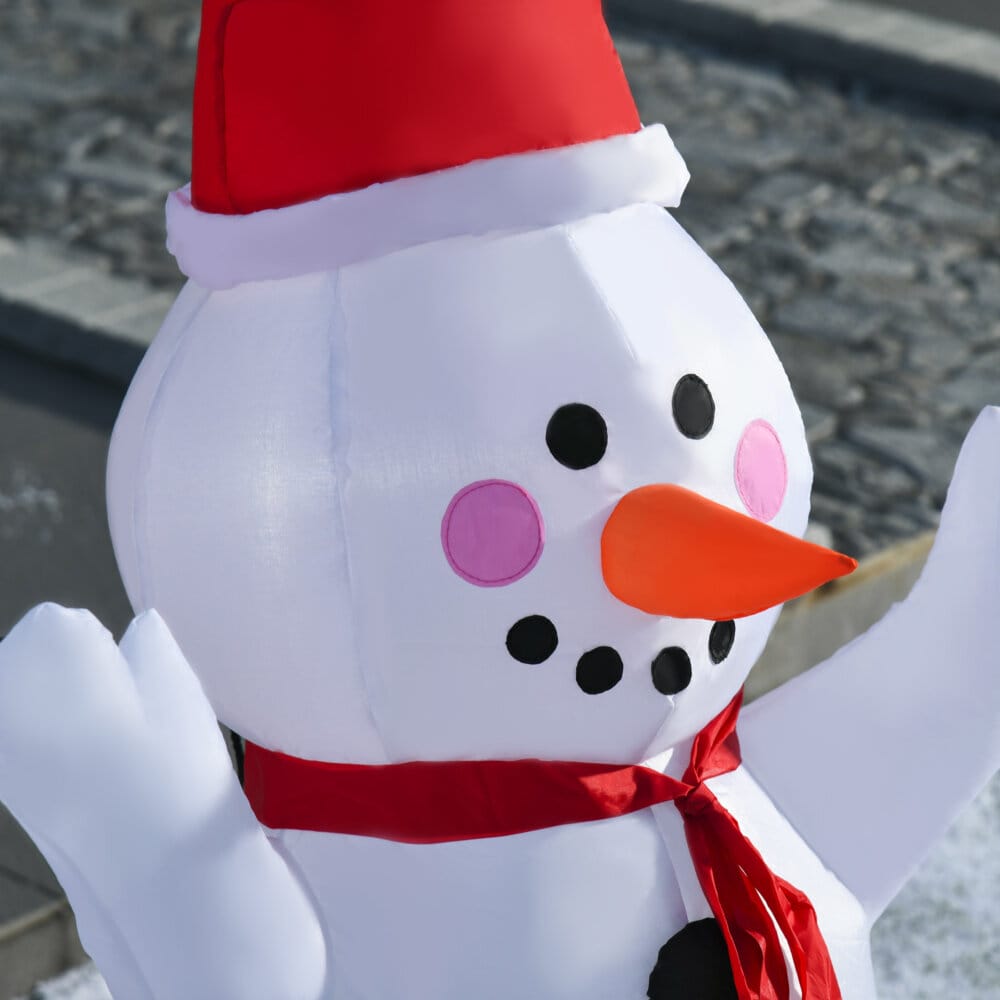 Aufblasbarer XL Schneemann 180cm beleuchtet