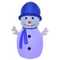 Aufblasbarer XL Schneemann mit Drehlichtern 180cm