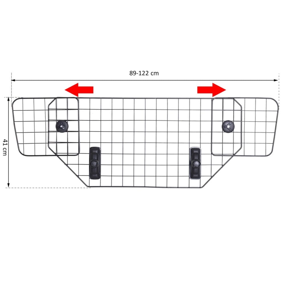 Auto Hundegitter Schutzgitter Gepäckgitter verstellbar