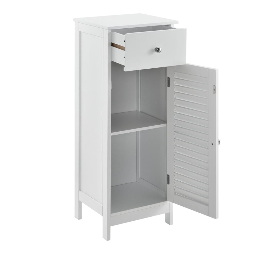 Badezimmerschrank 87x30x30 cm Weiss