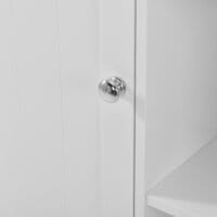 Badezimmerschrank Anderlecht 71x60x18 cm Regal mit Ablagen Weiss