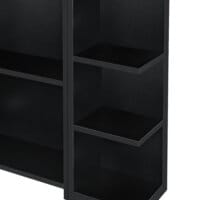 Badezimmerschrank Harstad 64x80x20 cm Schwarz