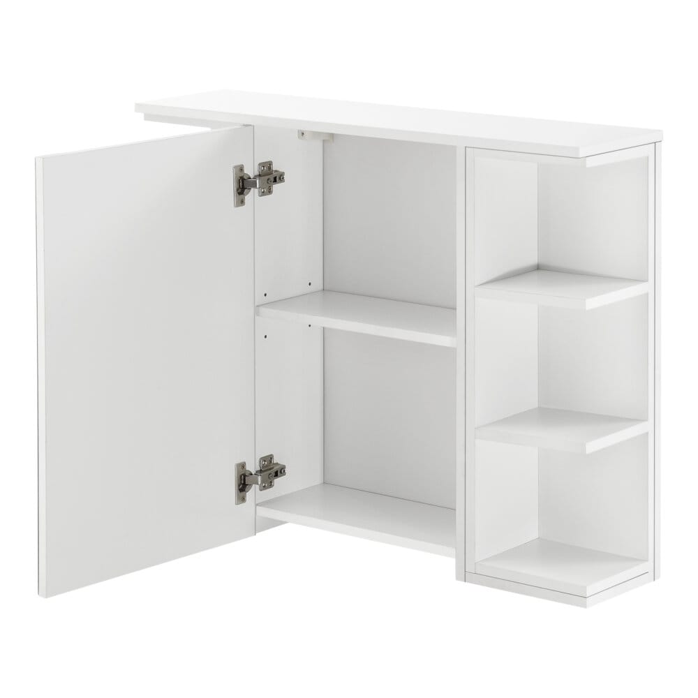 Badezimmerschrank Harstad 64x80x20 cm Weiss