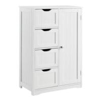 Badezimmerschrank Locust 81x55x30 cm Weiss