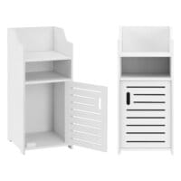 Badezimmerschrank Skara 72x32x32 cm Weiss Midischrank