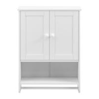 Badezimmerschrank Steyr 65x49x15 cm Weiss MDF