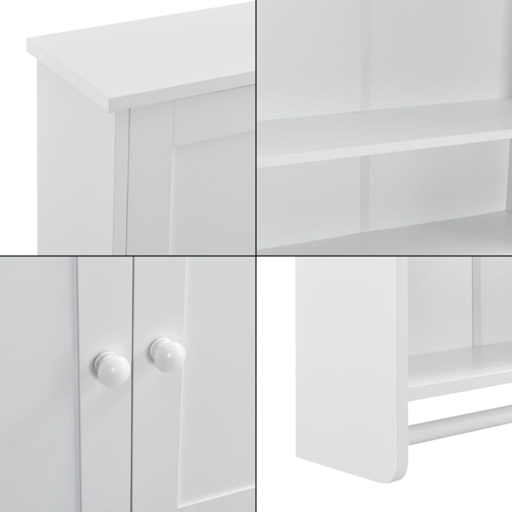 Badezimmerschrank Steyr 65x49x15 cm Weiss MDF