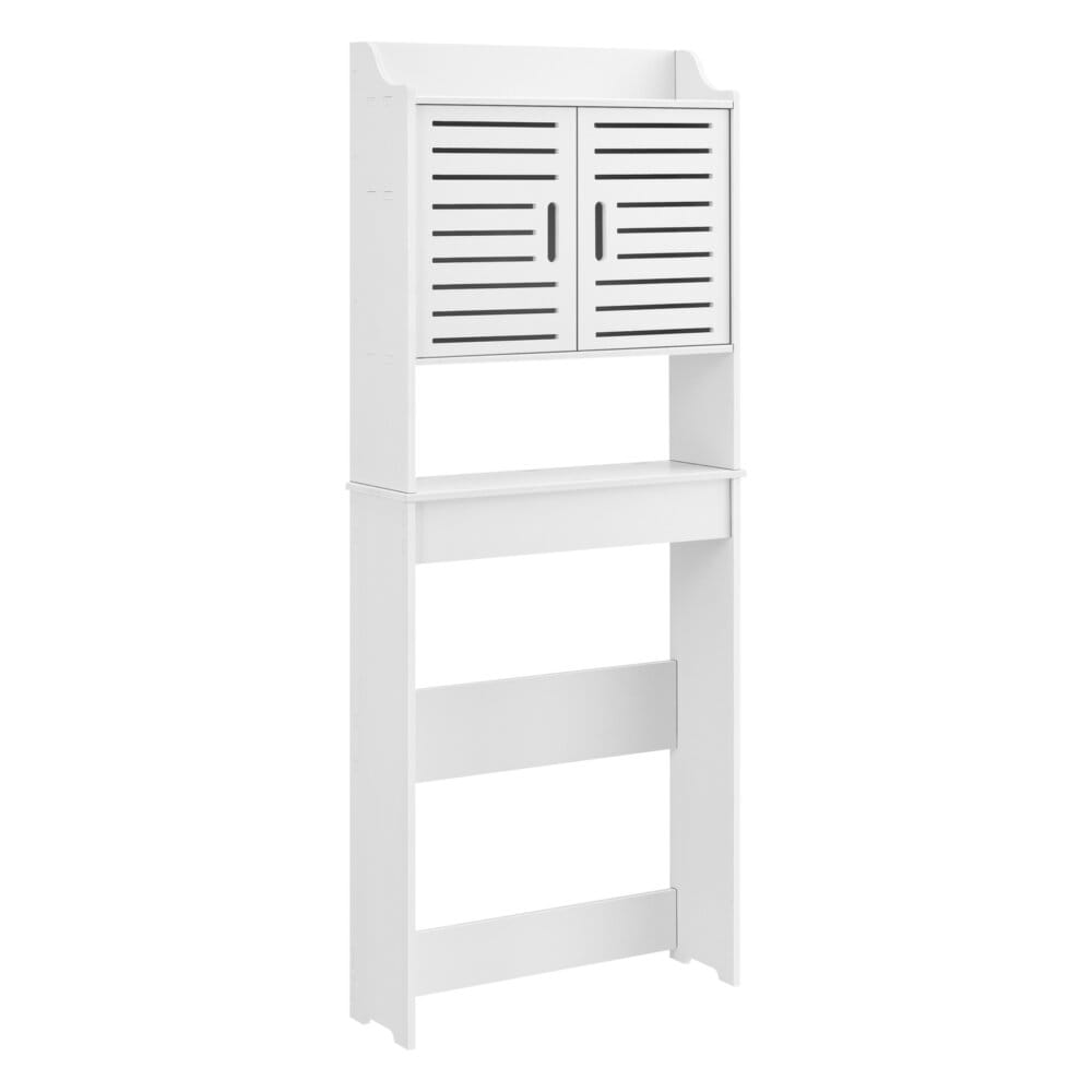 Badezimmerschrank Storfors 155x62x20 cm WPC Weiss