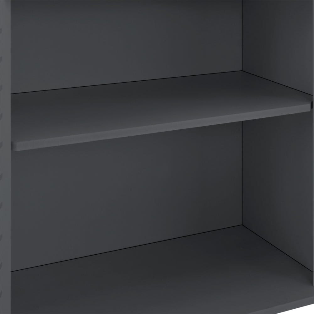 Badezimmerschrank Trosa 62x45x25 cm WPC Dunkelgrau