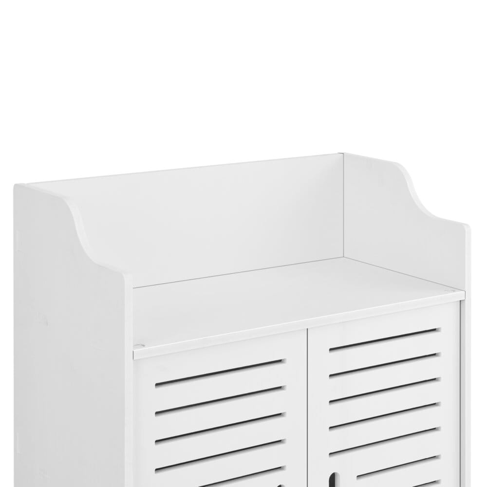 Badezimmerschrank Trosa 62x45x25 cm WPC Weiss