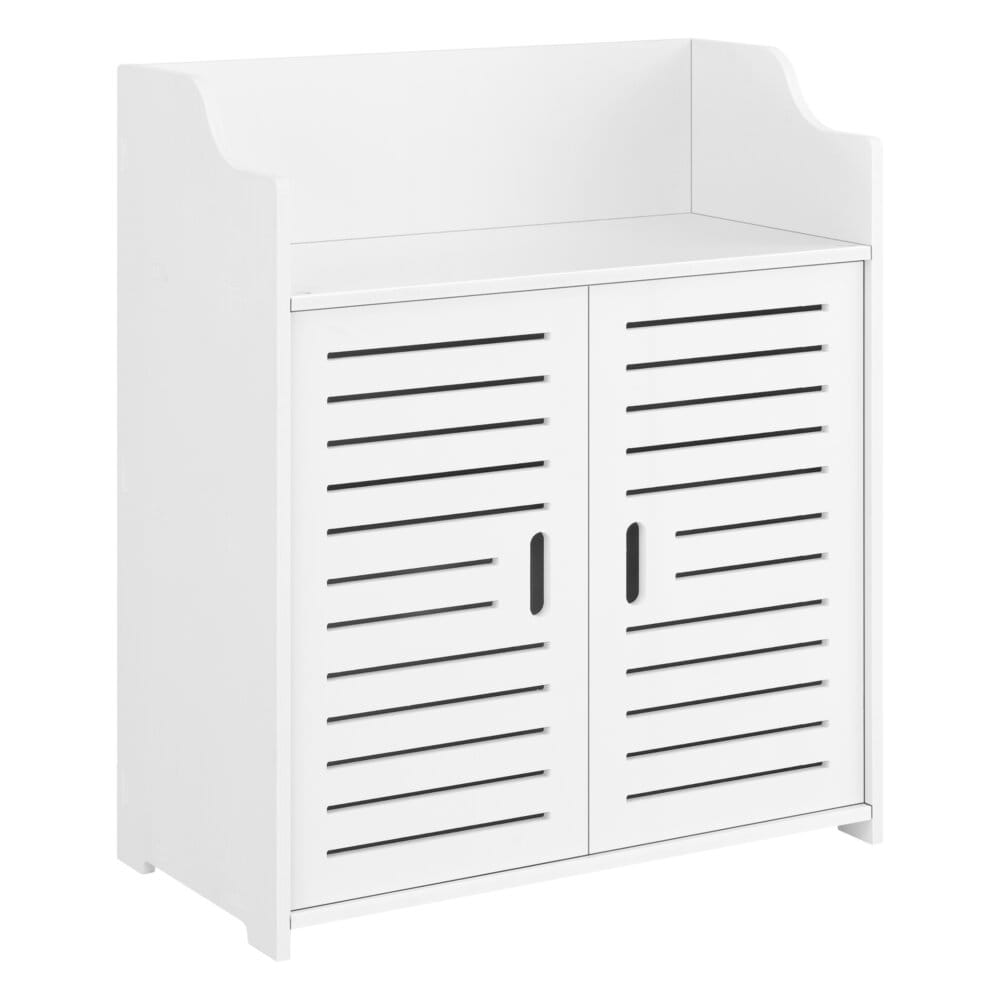 Badezimmerschrank Trosa 72x60x32 cm WPC Weiss