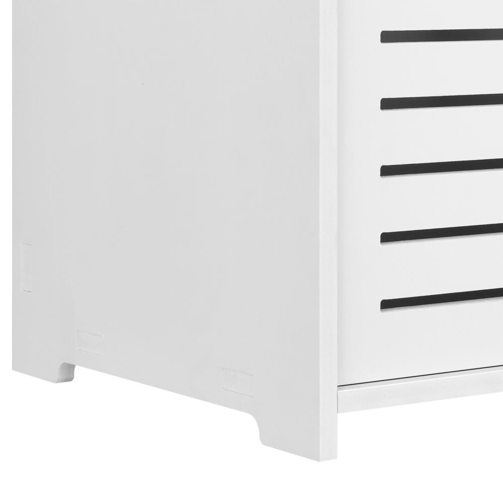 Badezimmerschrank Trosa 72x60x32 cm WPC Weiss