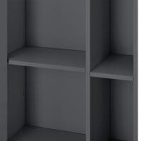 Badezimmerschrank Vansbro 96x48x24 cm WPC Dunkelgrau