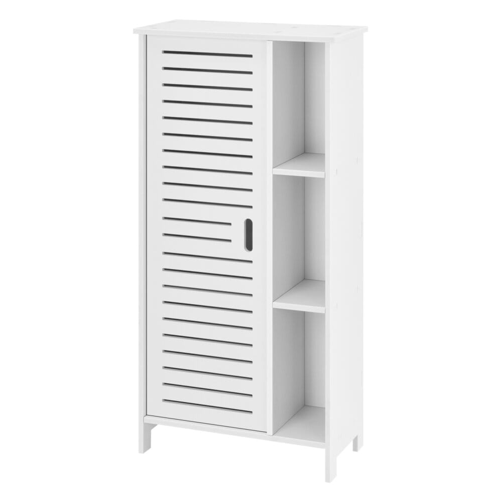 Badezimmerschrank Vansbro 96x48x24 cm WPC Weiss