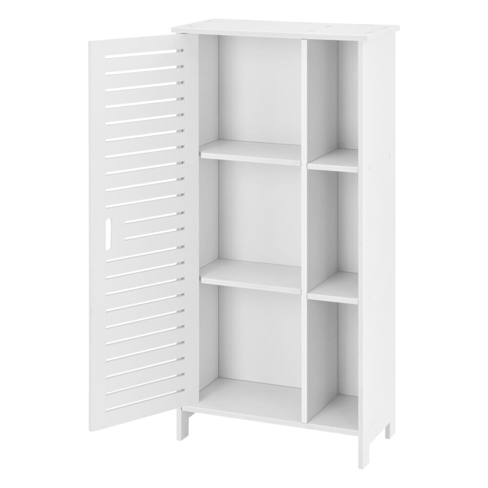 Badezimmerschrank Vansbro 96x48x24 cm WPC Weiss