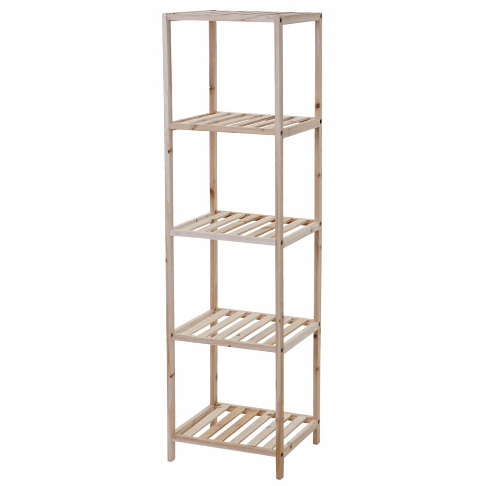Badregal Holzregal Tanne 5 Böden