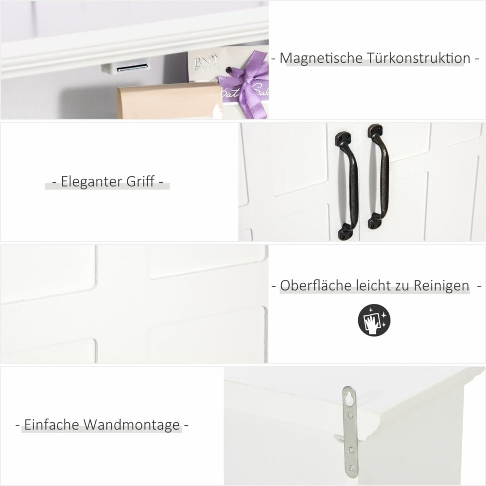 Badschrank Küchenschrank Hängeschrank 60 x 198 x 58 cm