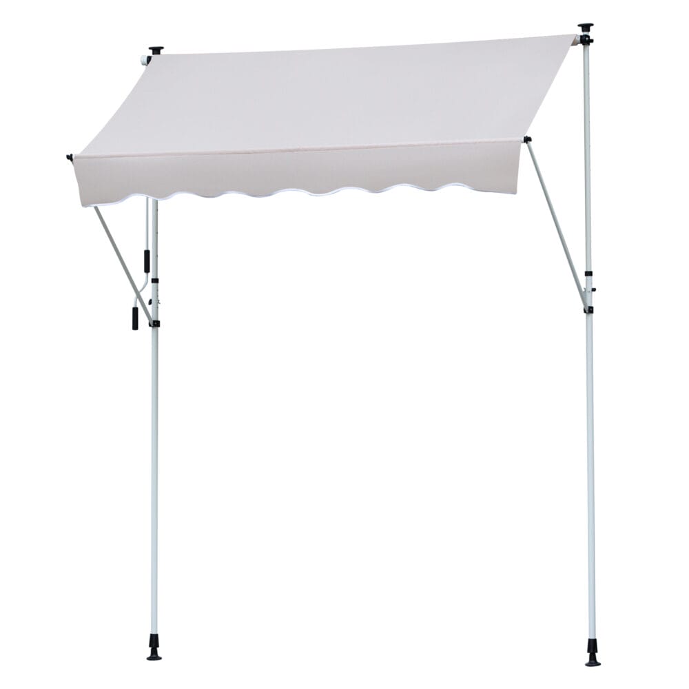 Balkonmarkise Sonnenstore Teleskop 200 x 120cm Creme