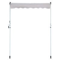 Balkonmarkise Sonnenstore Teleskop 200 x 120cm Creme