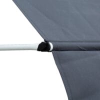 Balkonmarkise Sonnenstore Teleskop 300 x 120cm Grau