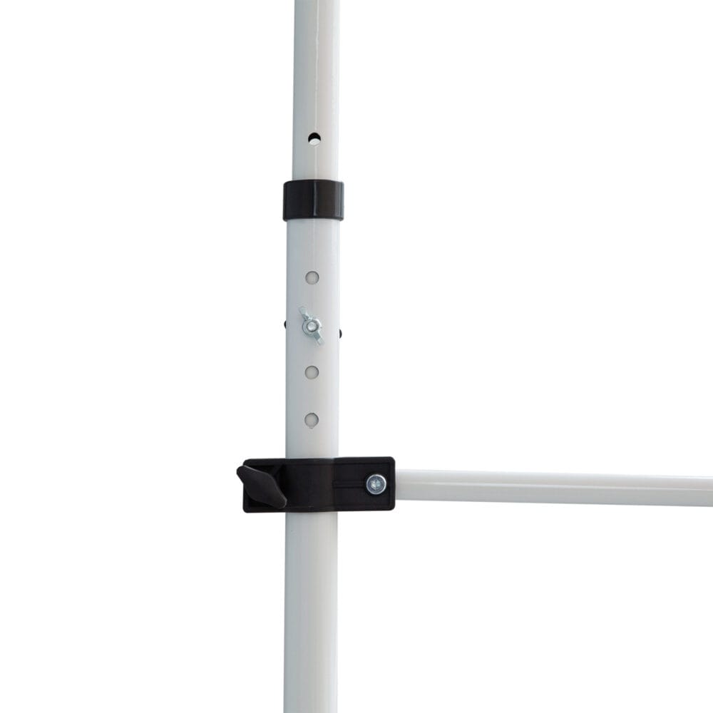 Balkonmarkise Sonnenstore Teleskop 300 x 120cm Grau