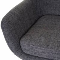 Barhocker Malmö Textil grau