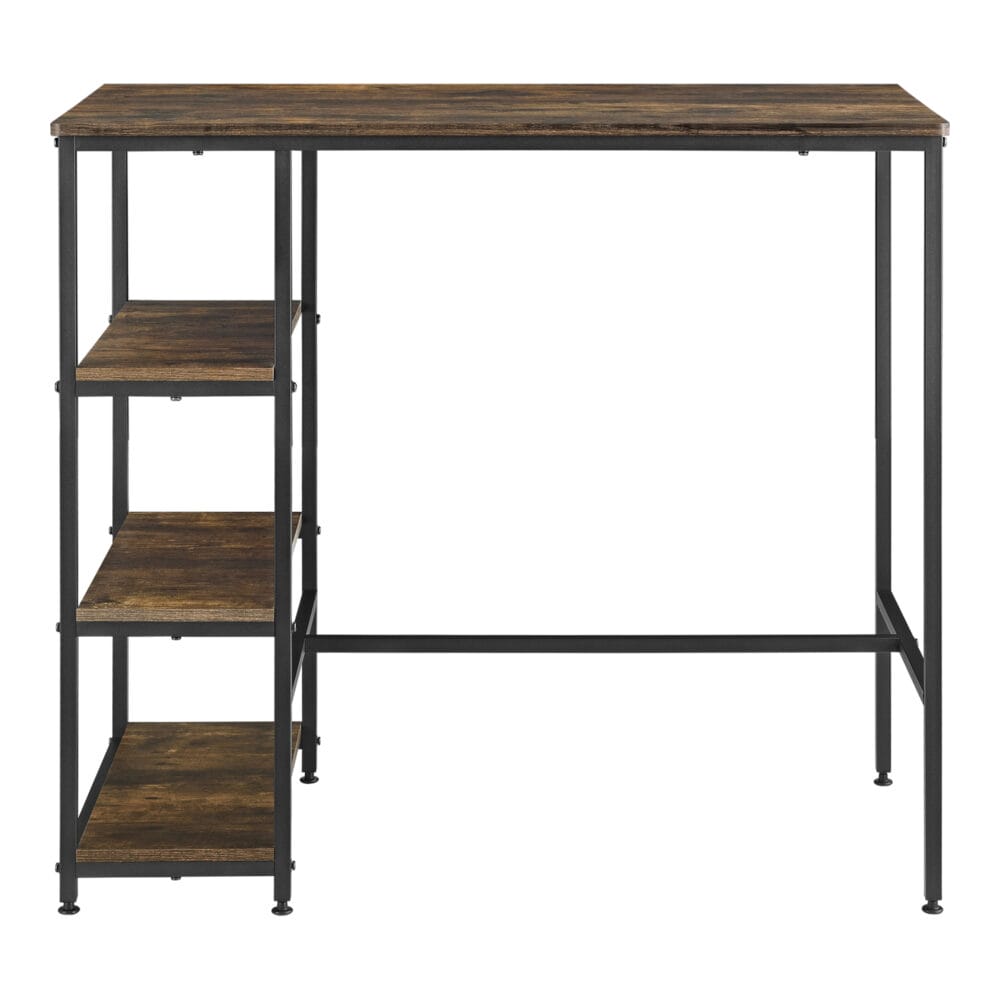 Bartisch Växjö 100x109x60cm Dunkler Holzton