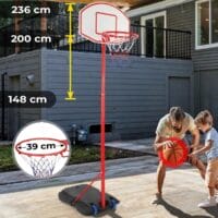 Basketballkorb - Höhenverstellbar Outdoor Indoor