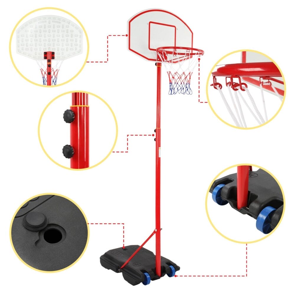 Basketballkorb - Höhenverstellbar Outdoor Indoor