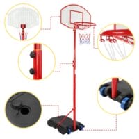 Basketballkorb - Höhenverstellbar Outdoor Indoor