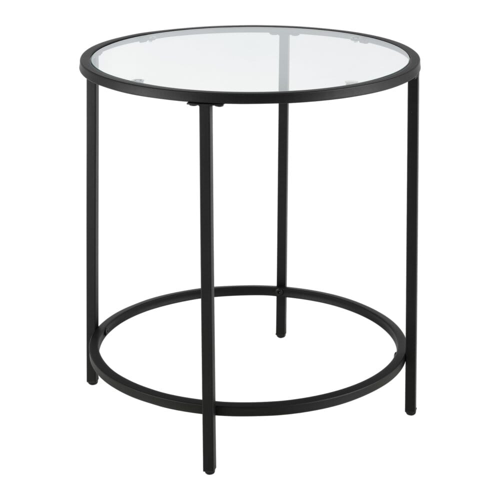 Beistelltisch Ähtäri Stahlgestell 50 x 55 cm Schwarz