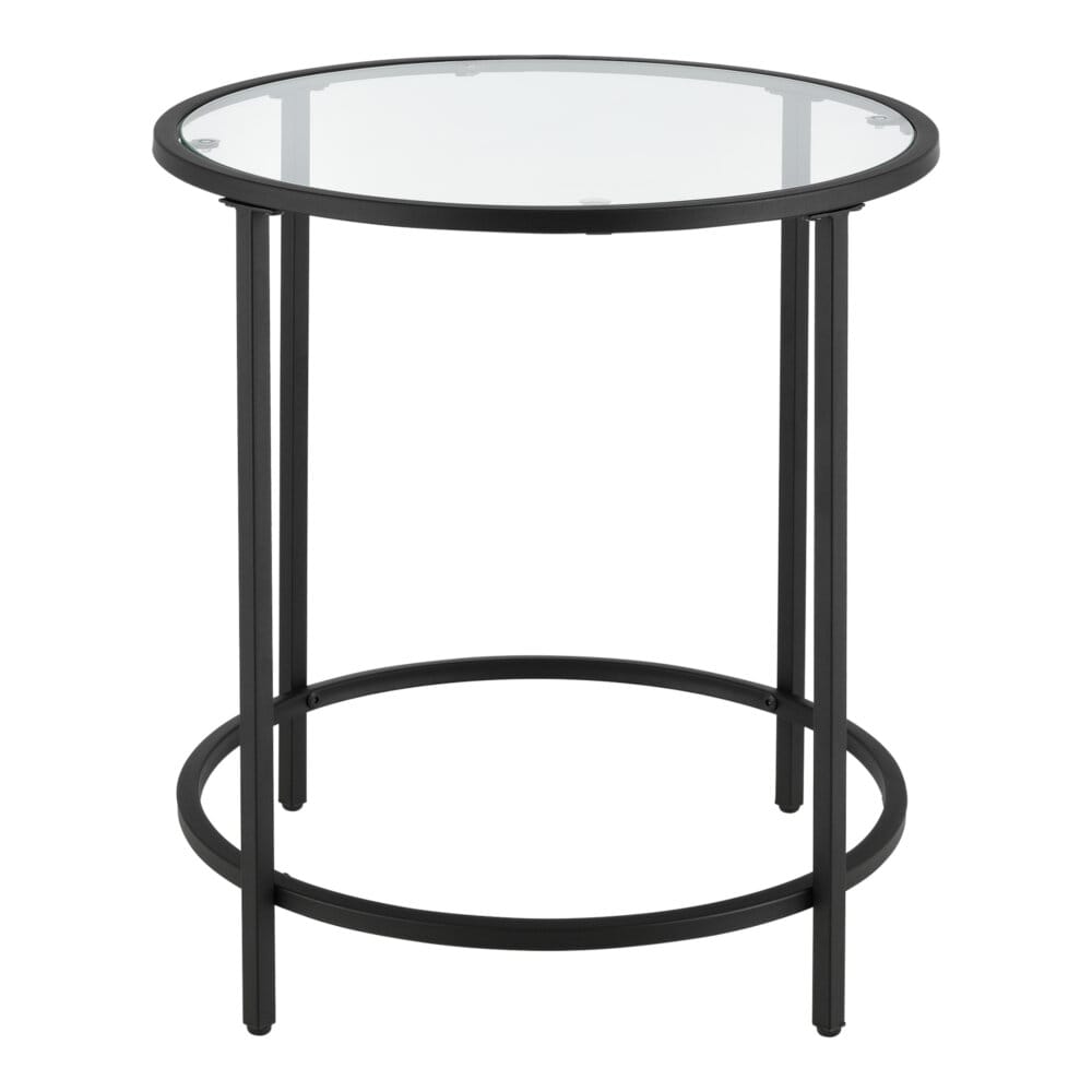 Beistelltisch Ähtäri Stahlgestell 50 x 55 cm Schwarz
