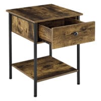 Beistelltisch Fagersta 40x40x55cm Dunkler Holzton