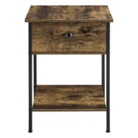 Beistelltisch Fagersta 40x40x55cm Dunkler Holzton