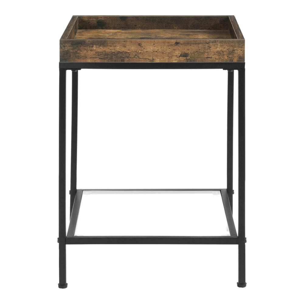 Beistelltisch Mariefred 55x40x40cm mit Ablage Dunkler Holzton