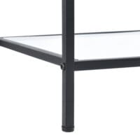 Beistelltisch Mariefred 55x40x40cm mit Ablage Dunkler Holzton