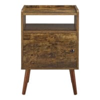 Nachttisch Beistelltisch Olofström 66x45x35cm mit Schrankfach