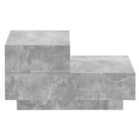 Nachttisch Sebokeng 38x75x35 cm mit Schublade Betonoptik