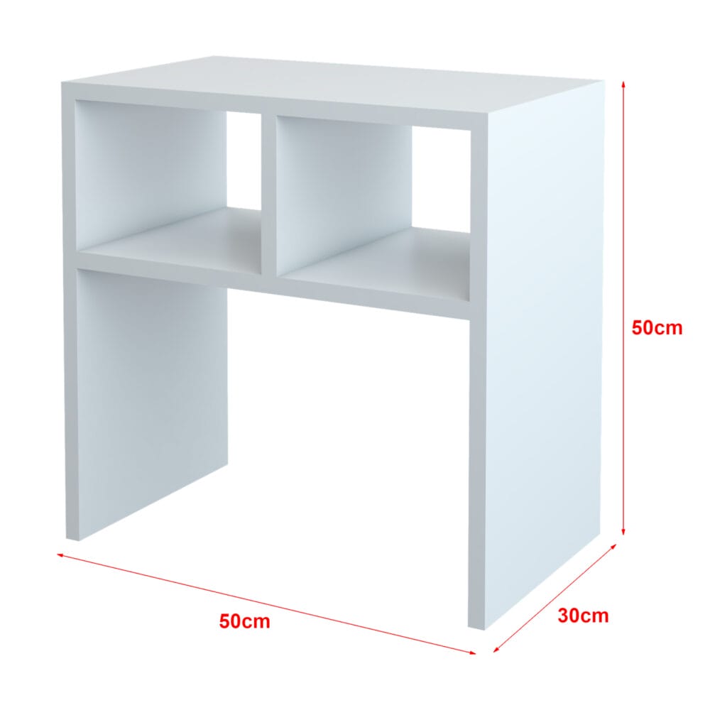 Beistelltisch Ravnsborg 50x50x30cm Weiss