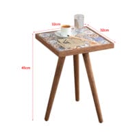 Beistelltisch Götene 45x32x32cm Walnuss-Optik