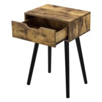 Beistelltisch Östersund 60x40x30 cm mit Schublade Holzoptik dunkel