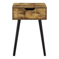Beistelltisch Östersund 60x40x30 cm mit Schublade Holzoptik dunkel