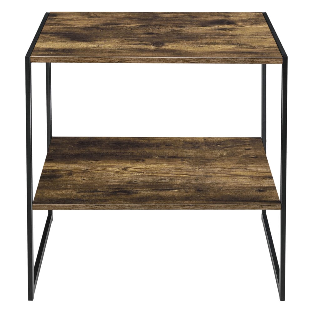 Beistelltisch Svenstavik 50x50x50cm Dunkler Holzton