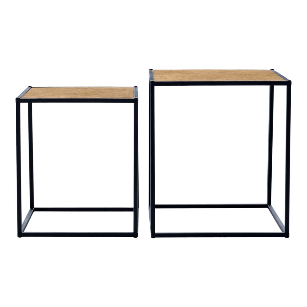 Satztisch Grindavik im 2er Set Holz-Optik